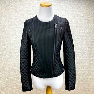 Catherine Malandrino Black Moto Jacket  Women’s XS